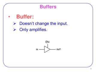 Buffers