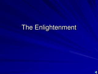 The Enlightenment