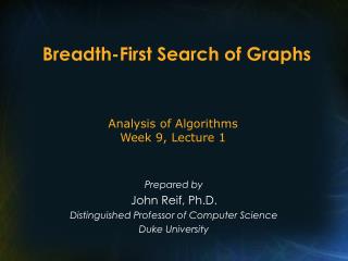 Breadth-First Search of Graphs