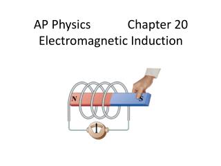 AP Physics Chapter 20 Electromagnetic Induction