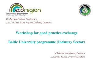 Workshop for good practice exchange Baltic University programme (Industry Sector)