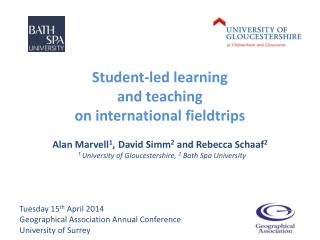 Student-led learning and teaching on international fieldtrips