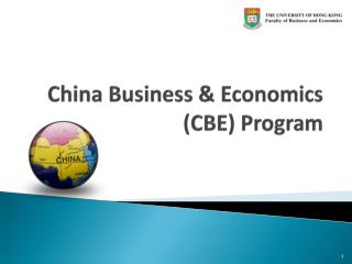 China Business & Economics (CBE) Program