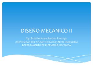 DISEÑO MECANICO II