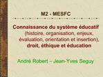 M2 - MESFC