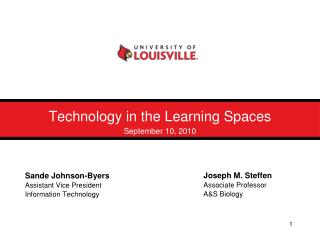 Technology in the Learning Spaces