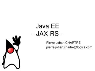 Java EE - JAX-RS -