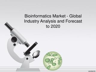 Bioinformatics Market Research Report and Forecast to 2020