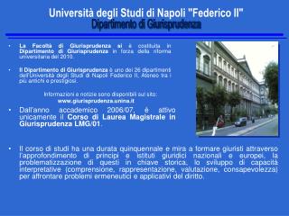 Università degli Studi di Napoli &quot;Federico II&quot;
