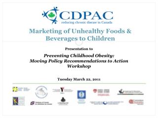 Marketing of Unhealthy Foods &amp; Beverages to Children