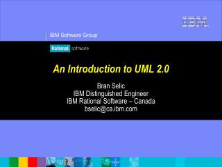 An Introduction to UML 2.0