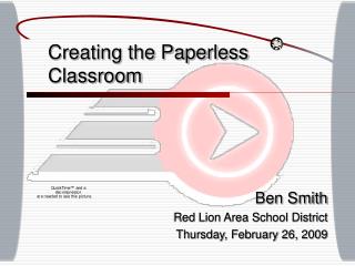 Creating the Paperless Classroom
