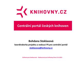 Centrální portál českých knihoven