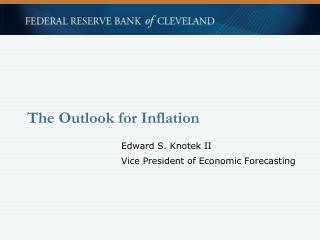 The Outlook for Inflation