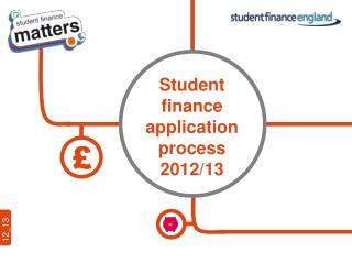 Student finance application process 2012/13