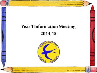 Year 1 Information Meeting 2014-15