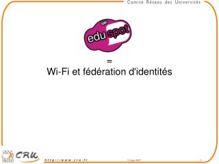 = Wi-Fi et fédération d'identités