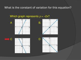 What is the constant of variation for this equation?