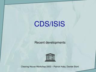 CDS/ISIS