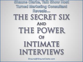 Shaune Clarke, Talk Show Host Turned Marketing Consultant Reveals…