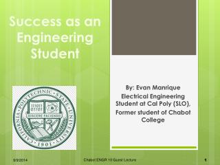 Success as an Engineering Student