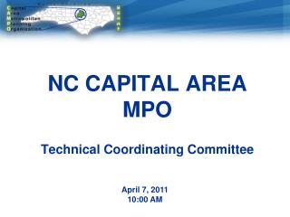 NC CAPITAL AREA MPO Technical Coordinating Committee
