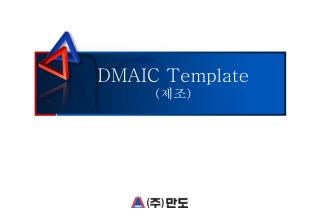 DMAIC Template ( 제조 )