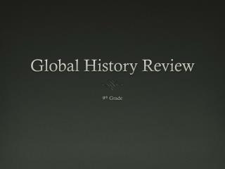 Global History Review