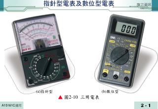 指針型電表及數位型電表