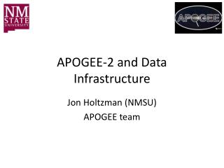 APOGEE-2 and Data Infrastructure