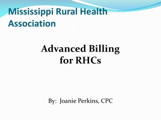 Mississippi Rural Health Association