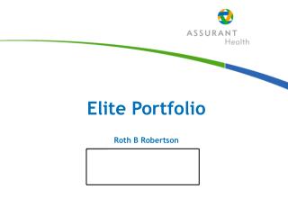 Elite Portfolio Roth B Robertson