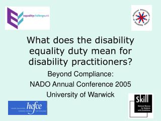 What does the disability equality duty mean for disability practitioners?