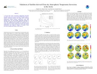 Validation of Satellite-derived Clear-sky Atmospheric Temperature Inversions in the Arctic