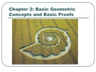 Chapter 2: Basic Geometric Concepts and Basic Proofs