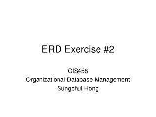 ERD Exercise #2