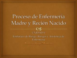 Proceso de Enfermería Madre y Recién Nacido