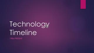 Technology Timeline