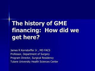 The history of GME financing: How did we get here?