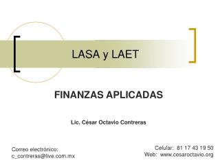 LASA y LAET