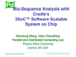 Bio-Sequence Analysis with Cradle’s 3SoC™ Software Scalable System on Chip