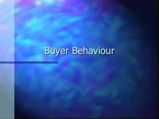 Buyer Behaviour