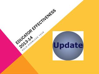 Educator Effectiveness 2013-14