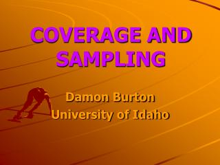COVERAGE AND SAMPLING