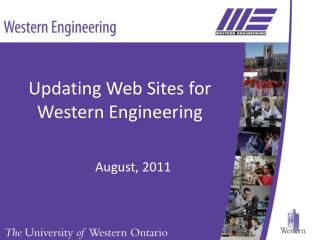 Updating Web Sites for Western Engineering