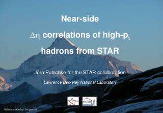 Near-side  correlations of high-p t hadrons from STAR