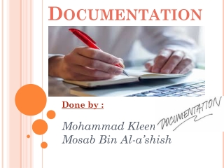 Documentation