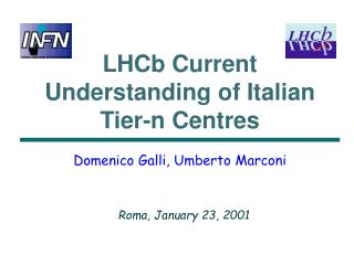 LHCb Current Understanding of Italian Tier-n Centres