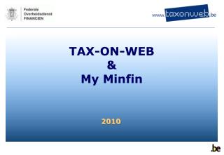 TAX-ON-WEB &amp; My Minfin