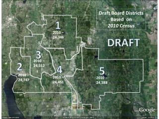 Draft Board Districts Based on 2010 Census